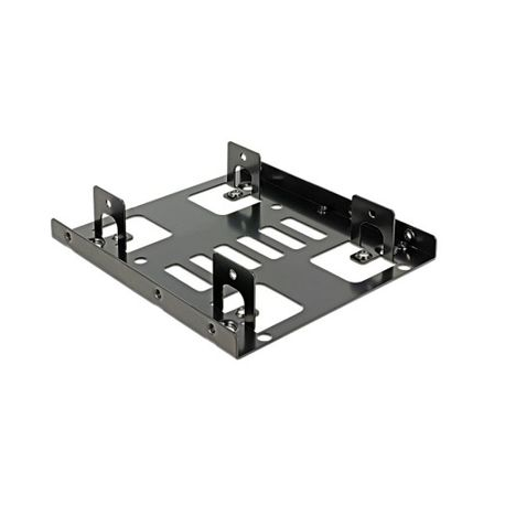 DeLOCK - Storage bay adapter - 3.5" to 2 x 2.5" - 4