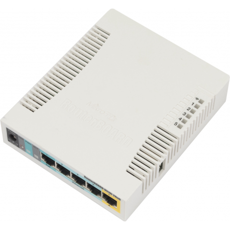 MikroTik RouterBOARD RB951UI-2HND - Radio access point - 100Mb LAN - Wi-Fi - 2.4 GHz - 1