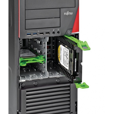 Fujitsu 4X HDD/SSD EASY RAIL KIT 2.5 (Nachruestsatz fuer den Einbau von 4x 3.5 HDD/SSD fuer Fujitsu Celsius Workstation)