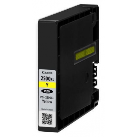 Canon PGI-2500XL Y - 19.3 ml - High Yield - yellow - original - ink tank - for MAXIFY iB4050, iB4150, MB5050, MB5150, MB5155, MB5350, MB5450, MB5455 - 1