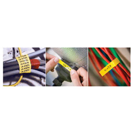 Brother TZe-FX661 - Black on yellow - Roll (3.6 cm x 8 m) 1 cassette(s) flexible tape - for P-Touch PT-3600, 530, 550, 9200, 9400, 9500, 9600, 9700, 9800, D800, E800, P900, P950 - 3