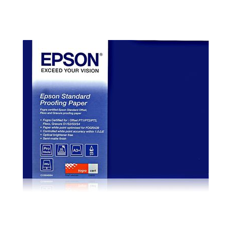 Epson Proofing Paper Standard - Semi-matte - 9 mil - Roll (43.2 cm x 30.5 m) - 240 g / m² - 1 roll(s) proofing paper - for SureColor SC-P10000, P20000, P6000, P7000, P7500, P8000, P9000, P9500, T3200, T5200, T7200 - 2