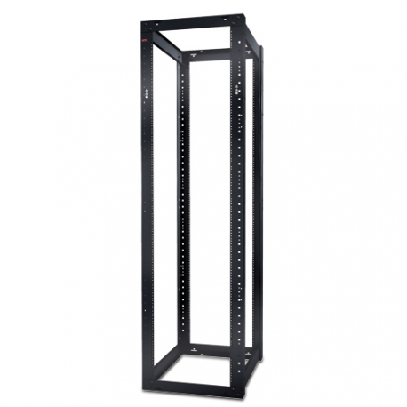 APC NetShelter 4 Post Open Frame Rack - Rack - black - 44U - for P / N: SUA5000RMI5U - 2
