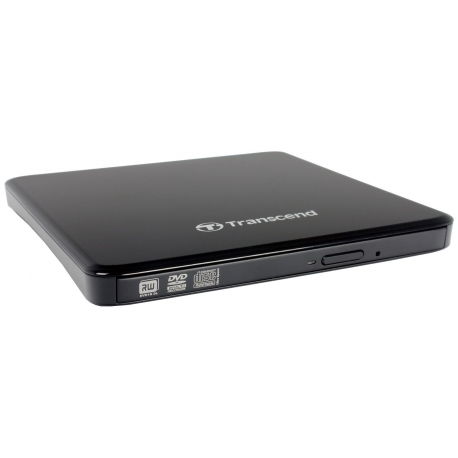 Transcend 8X DVDS-K - Disk drive - DVD±RW (±R DL)  /  DVD-RAM - 8x / 8x / 5x - USB 2.0 - external - black - 2