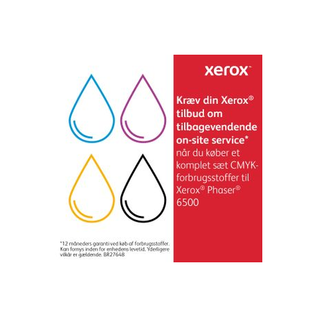 Xerox Phaser 6500 - High capacity - cyan - original - toner cartridge - for Phaser 6500; WorkCentre 6505 - 1