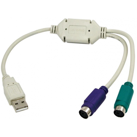 Logilink AU0004, USB to PS2 adapter, USB1.1/2.0