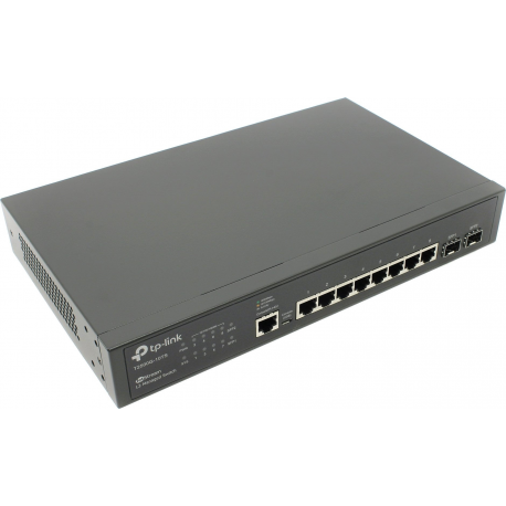 TP-LINK JetStream TL-SG3210 - Switch - Managed - 8 x 10 / 100 / 1000 - desktop, rack-mountable - 1