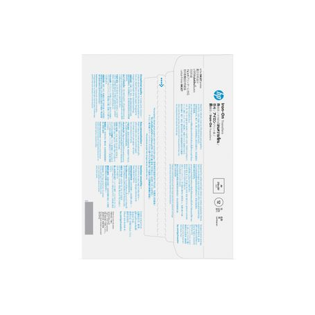 HP - A4 (210 x 297 mm) 12 pcs. iron-on transfers - for Envy 50XX, 76XX; Officejet 52XX; PageWide Managed P77740; Photosmart B110, Wireless B110 - 1