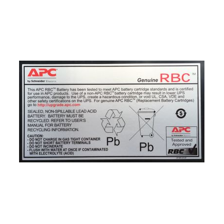 Schneider APC Replacement Battery Cartridge RBC27