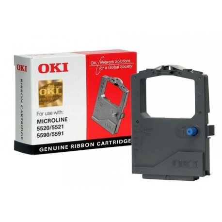 OKI - Black - print ribbon - for Microline 5520, 5521, 5590, 5591 - 2