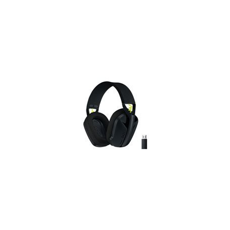 Logitech Lightspeed G435 - Headset - full size - Bluetooth / 2.4 GHz radio frequency - wireless - black - Discord Certified - 0