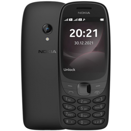 Nokia 6310 TA-1400 Black, 2.8 ", TFT, 0.016 MB, Dual SIM, Nano Sim, 3G, Bluetooth, 5.0, USB version Micro, Built-in camera, Main