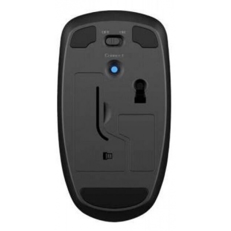 HP X200 - Mouse - optical - wireless - 2.4 GHz - USB wireless receiver - black - 2