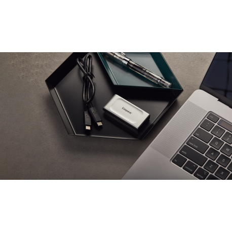 Kingston XS2000 - Solid state drive - 1 TB - external (portable) - USB 3.2 Gen 2x2 (USB-C connector) - 4