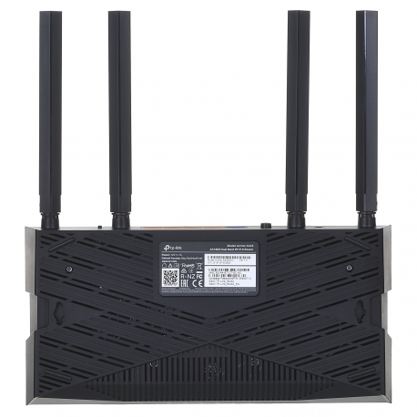 TP-Link Archer AX23 AX1800 Dual-Band Wi-Fi 6 Router, 574Mbps at 2.4 GHz + 1201 Mbps at 5 GHz, 802.3at POE and 12V DC, 4×Interna