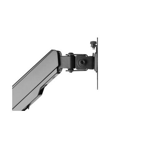 DIGITUS DA-90372 - Mounting kit (wall CPU mount, sit/stand workstation mount) - for LCD display / PC equipment - black - screen size: 17"-32" - wall-mountable - 8