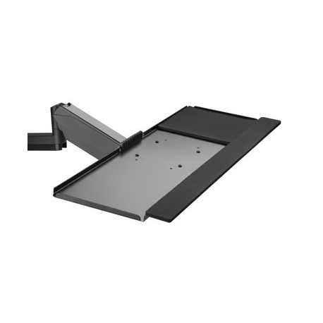 DIGITUS DA-90372 - Mounting kit (wall CPU mount, sit/stand workstation mount) - for LCD display / PC equipment - black - screen size: 17"-32" - wall-mountable - 9