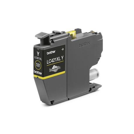 Brother LC421XLY - High Yield - yellow - original - ink cartridge - for Brother DCP-J1140DW, MFC-J1010DW, MFC-J1012DW - 1