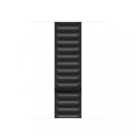 40MM BLACK LEATHER LINK LARGE