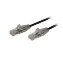 StarTech.com 1.5m Slim LSZH CAT6 Ethernet Cable, 10 Gigabit Snagless RJ45 100W PoE Patch Cord, CAT 6 10GbE UTP Network Cable w / Strain Relief, Black, Fluke Tested / ETL / Low Smoke Zero Halogen - Category 6 - 28AWG (N6PAT150CMBKS) - Patch cable - RJ-45 (M) to RJ-45 (M) - 1.5 m - UTP - CAT 6 - snagless, stranded - black