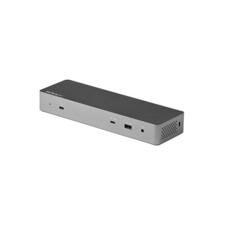 StarTech.com Thunderbolt 3 Dock with USB-C Host Compatibility, Dual 4K 60Hz DisplayPort 1.4 or Dual HDMI 2.0 Monitors, Single 8K, TB3/USB-C Laptop Docking Station, 96W PD, 5x USB, 10Gbps - 96W Power Delivery (TB3CDK2DHUE) - Docking station - USB-C 3.2 Gen 2 / Thunderbolt 3 - 2 x HDMI, 2 x DP - GigE - 0