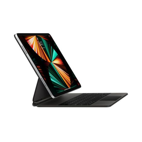 Apple Magic Keyboard - Keyboard and folio case - with trackpad - backlit - Apple Smart connector - QWERTY - International English - black - for 12.9-inch iPad Pro (3rd generation, 4th generation, 5th generation) - 0