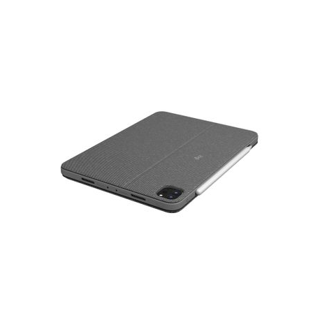 Logitech Combo Touch - Keyboard and folio case - with trackpad - backlit - Apple Smart connector - QWERTY - Pan Nordic - oxford grey - for Apple 11-inch iPad Pro (1st generation, 2nd generation, 3rd generation) - 5