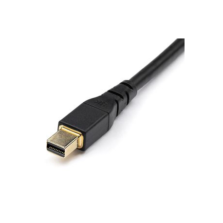 StarTech.com 6ft (2m) VESA Certified Mini DisplayPort to DisplayPort 1.4 Cable, 8K 60Hz HBR3 HDR, Super UHD mDP to DP 1.4 Cord, Slim (34 AWG) Ultra HD 4K 120Hz, Monitor / Video Cable - mDP to DP Cable (DP14MDPMM2MB) - DisplayPort cable - Mini DisplayPort (M) latched to DisplayPort (M) latched - DisplayPort 1.4 - 2 m - 8K support - black - 4