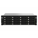 QNAP TL-R1620Sdc - Hard drive array - 16 bays (SATA-600 / SAS-3) - SAS 12Gb/s (external) - rack-mountable - 3U