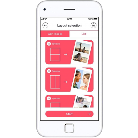 INSTAX MINI LINK DUSKY PINK EX