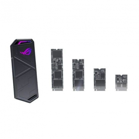 ASUS ROG Strix Arion - Storage enclosure - M.2 - M.2 NVMe Card - 10 Gbit/s - USB 3.2 (Gen 2) - black - 9