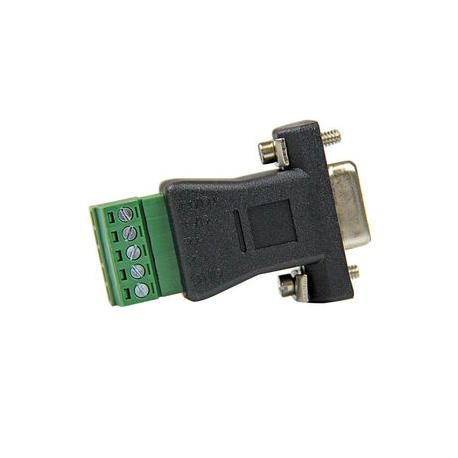 StarTech.com RS422 RS485 Serial DB9 to Terminal Block Adapter - Serial adapter - 5 pin terminal block to DB-9 (M) - black - DB92422 - Serial adapter - 5 pin terminal block to DB-9 (M) - black - for P / N: PCI2S232485I, PCI2S4851050 - 4