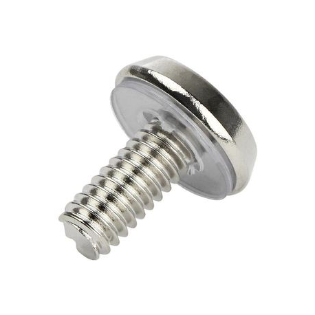 StarTech.com 12-24 Server Rack Screws - 50 pack - Nickel-plated - Rack screws - silver - US government (pack of 50) - for P/N: RK630WALVS, RK830WALVS - 3