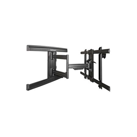 StarTech.com TV Wall Mount for up to 80 inch (110lb) VESA Mount Displays, Low Profile Full Motion Universal TV Wall Mount Bracket, Heavy Duty Adjustable Tilt / Swivel Articulating Arm - Cable Management (FPWARTS1) - Bracket - for TV (full-motion adjustable arm) - steel - screen size: 37"-80" - mounting interface: VESA - wall-mountable - 4