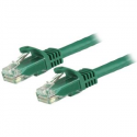 StarTech.com 1.5m CAT6 Ethernet Cable, 10 Gigabit Snagless RJ45 650MHz 100W PoE Patch Cord, CAT 6 10GbE UTP Network Cable w / Strain Relief, Green, Fluke Tested / Wiring is UL Certified / TIA - Category 6 - 24AWG (N6PATC150CMGN) - Patch cable - RJ-45 (M) to RJ-45 (M) - 1.5 m - UTP - CAT 6 - snagless - green