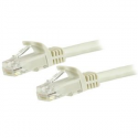 StarTech.com 1.5m CAT6 Ethernet Cable, 10 Gigabit Snagless RJ45 650MHz 100W PoE Patch Cord, CAT 6 10GbE UTP Network Cable w / Strain Relief, White, Fluke Tested / Wiring is UL Certified / TIA - Category 6 - 24AWG (N6PATC150CMWH) - Patch cable - RJ-45 (M) to RJ-45 (M) - 1.5 m - UTP - CAT 6 - snagless - white