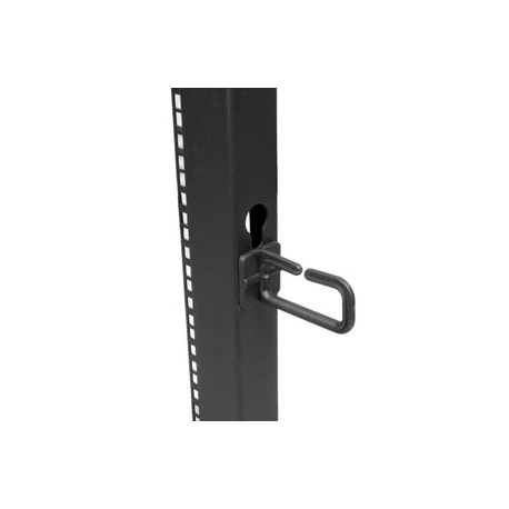 StarTech.com 15U 19" Open Frame Server Rack, 4 Post Adjustable Depth 23-41" Mobile, Free Standing Rolling Network / Computer Equipment Data Rack, Dell PowerEdge, HP ProLiant ThinkServer - Adjustable Server Rack (4POSTRACK15U) - Rack open frame - 4-post - floor-standing - black - 15U - 3