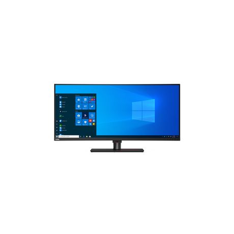 Lenovo ThinkVision P40w-20 - LED monitor - curved - 39.7" (39.7" viewable) - 5120 x 2160 WUHD @ 75 Hz - IPS - 300 cd / m² - 1000:1 - 4 ms - 2xThunderbolt 4, DisplayPort, HDMI - raven black - 1