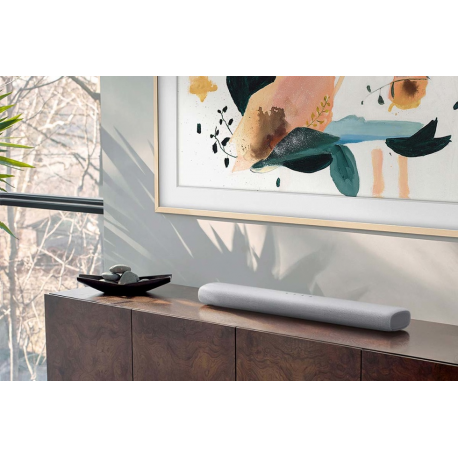Samsung HW-S61A - Sound bar - 5.0-channel - wireless - Wi-Fi, Bluetooth - App-controlled - 200 Watt - light grey - 4
