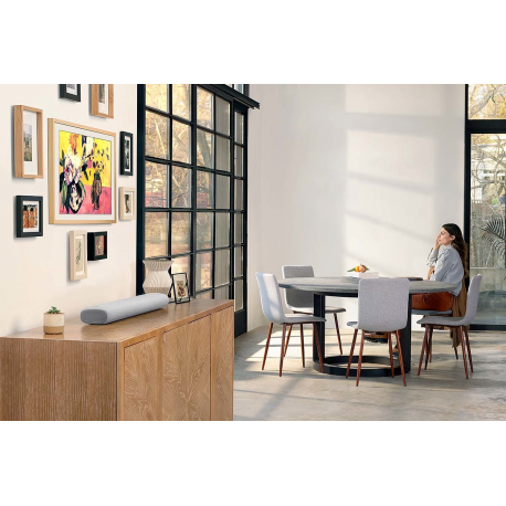 Samsung HW-S61A - Sound bar - 5.0-channel - wireless - Wi-Fi, Bluetooth - App-controlled - 200 Watt - light grey - 8