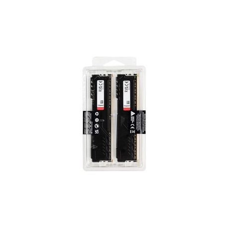 Kingston FURY Beast - DDR4 - kit - 32 GB: 2 x 16 GB - DIMM 288-pin - 3200 MHz / PC4-25600 - CL16 - 1.35 V - unbuffered - non-ECC - black - 6