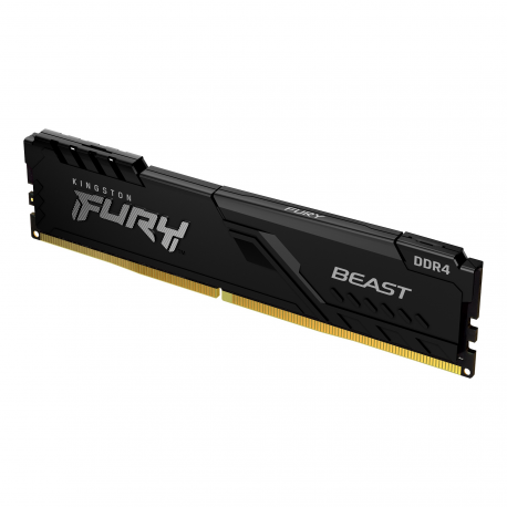 Kingston FURY Beast - DDR4 - kit - 32 GB: 2 x 16 GB - DIMM 288-pin - 3200 MHz  /  PC4-25600 - CL16 - 1.35 V - unbuffered - non-ECC - black - 2