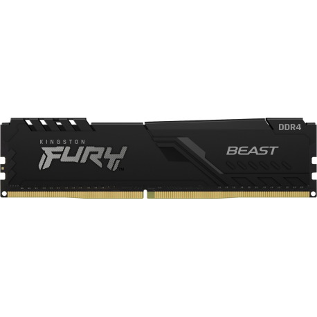 Kingston FURY Beast - DDR4 - module - 32 GB - DIMM 288-pin - 3600 MHz / PC4-28800 - CL18 - 1.35 V - unbuffered - non-ECC - black - 0