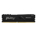 Kingston FURY Beast - DDR4 - module - 16 GB - DIMM 288-pin - 3200 MHz / PC4-25600 - CL16 - 1.35 V - unbuffered - non-ECC - black