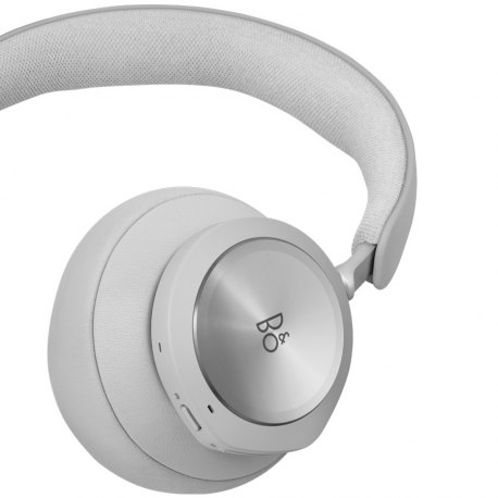 Bang & Olufsen Beoplay Portal - Headphones with mic - full size - Bluetooth  /  2.4 GHz radio frequency - wireless, wired - active noise cancelling - 3.5 mm jack, USB-C - grey mist - 1