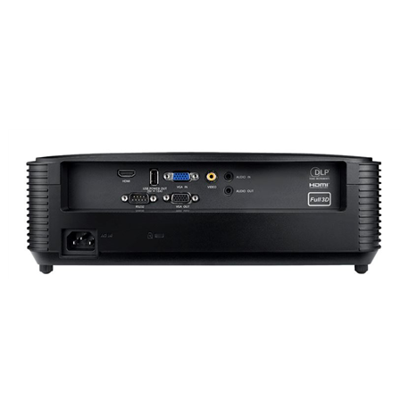 Optoma Projector DX322, XGA (1024x768), 3800 ANSI lumens, 16:9, Black