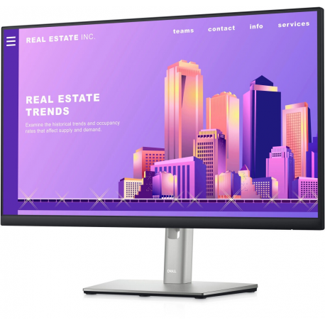 Dell P2422H - LED monitor - 24" (23.8" viewable) - 1920 x 1080 Full HD (1080p) @ 60 Hz - IPS - 250 cd / m² - 1000:1 - 5 ms - HDMI, VGA, DisplayPort - with 3 years Advanced Exchange Service and Limited Hardware Warranty - 1