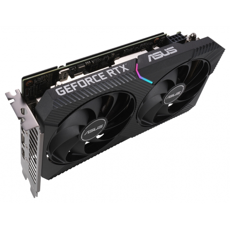 ASUS DUAL-RTX3060-O12G-V2 - OC Edition - graphics card - GF RTX 3060 - 12 GB GDDR6 - PCIe 4.0 x16 - HDMI, 3 x DisplayPort - 2