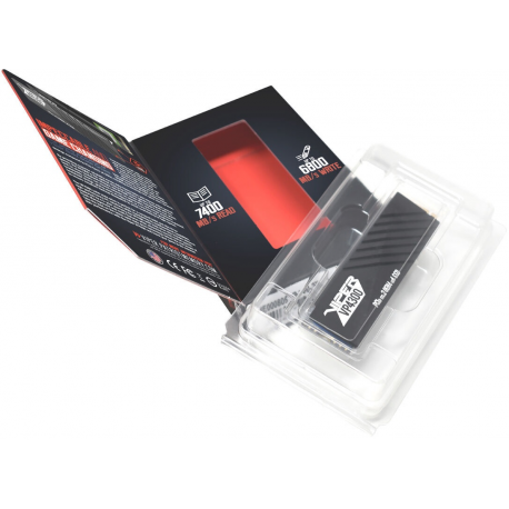 Patriot Viper VP4300 - Solid state drive - 2 TB - internal - M.2 2280 - PCI Express 4.0 x4 (NVMe) - 8