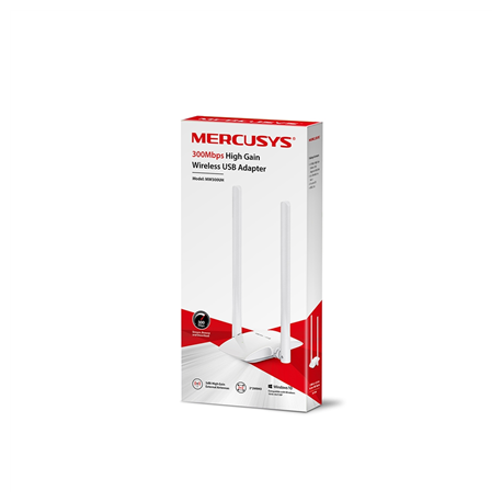 Mercusys MW300UH - Network adapter - USB 2.0 - 802.11b/g/n - 1